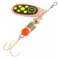 Блесна "MEPPS" Comet Black Fury №2 Chart C 4,5 гр.