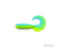 Твистер YAMAN Spiral, р.6 inch, цвет # 18 - Ice Chartreuse (уп. 4 шт.)