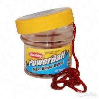 Приманка силик. "BERKLEY" Maxi Power Blood Worms Blood Red 1092475