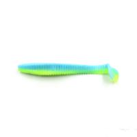 Виброхвост YAMAN Flatter Shad, р.4 inch, цвет #18 - Ice Chartreuse (уп. 5 шт.)