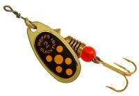 Блесна "MEPPS" Comet Black Fury №2 Jaune/Yellow G 4.5 гр.