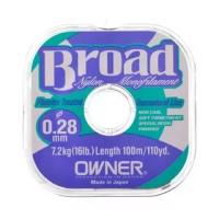 Леска "OWNER" Broad 0.28 100м