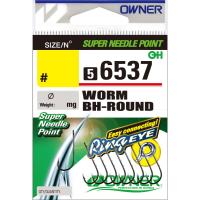 Крючок OWNER 56537 Worm BH-Round BC №12 (10 шт.)