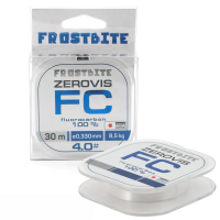 Флюорокарбон Frostbite ZeroVis FC, #4.0, L-30 м, d-0,330 мм, test-8,50 кг, прозрачный