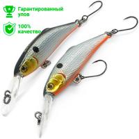 Воблер "KOSADAKA" Sharky Minnow XD 43S плав. 2.15г GT