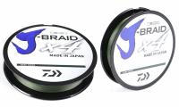 Леска плет. "DAIWA" J-Braid X4 зел. 0.19 135м