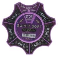 Набор грузил "BALSAX" super soft фиолет. 0.64-1.50г