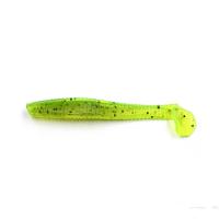 Виброхвост YAMAN Flatter Shad, р.4 inch, цвет #10 - Green pepper (уп. 5 шт.)