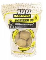 Прикормка зимняя 100 Поклёвок Bomber Гаммарус 0.5кг 20шт (прессованная)