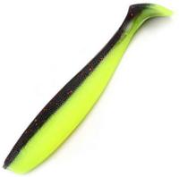 Виброхвост YAMAN Sharky Shad, р.3,75 inch, цвет #32 - Black Red Flake/Chartreuse (уп. 5 шт.)