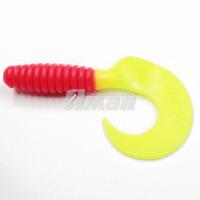 Твистер YAMAN Spiral, р.6 inch, цвет # 07 - Ambulance (уп. 4 шт.)