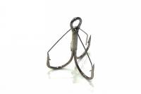Крючок KOI "WEEDLESS TREBLE HOOK", размер 4 (INT), цвет BN, тройник незацепл. (5 шт.)