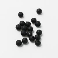 Бусина фидерная Namazu Soft Beads, PVC, d-5 мм, круглая, цв. черный (20 шт.)