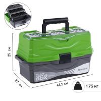 Ящик для снастей Tackle Box трехполочный NISUS зеленый