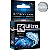 Леска "AQUA" FC Ultra Fluorocarbon 0.18 30м