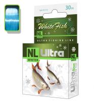 Леска "AQUA" NL Ultra White Fish белая рыба 0.14 30м