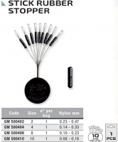 GM500410 cтопор резиновый STIK RUBBER STOPPER № 10
