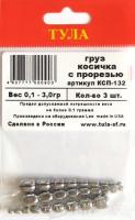 Груз "Tula-SF" Косичка на силиконе 0.1-3г 2шт кс-123