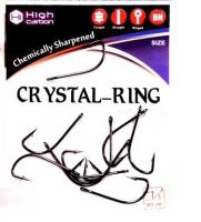 Крючок KOI "CRYSTAL RING", размер 8 (INT), цвет BN (10 шт.)