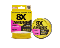 Плетёный шнур "KAIDA" AMUNK yellow 8x 150 м. 0.10 мм