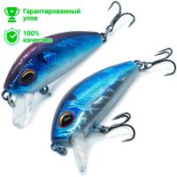 Воблер "KOSADAKA" L-Minnow XS 45F плав. 4.3г BLU