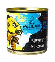 Злаки запарен. "PELICAN" Кукуруза-Конопля аромат чеснок 430мл