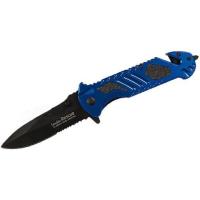 Нож складной турист. Boker plus Linder Rescue Blue (цветная ручка) 01-22