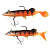 Виброхвост "SIWEIDA" Soft Lure 10см 3419011 щука col. 002 (2шт)