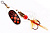 Блесна "MEPPS" Comet Black Fury Mouche №2 OR S