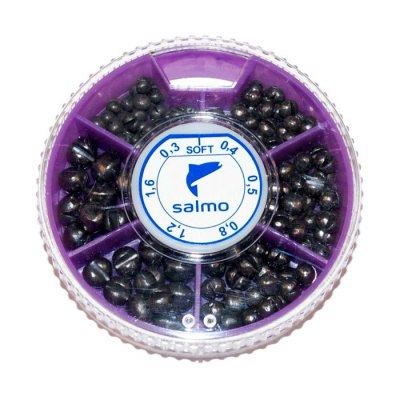 Набор грузил "SALMO" Дробь soft 100г 0.3-1.6г 1006-003