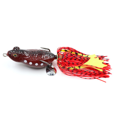 Лягушка-незацепляйка Namazu FROG с лапками, 65 мм, 16 г, цв. 04, двойник YR Hooks (BN) #2/0