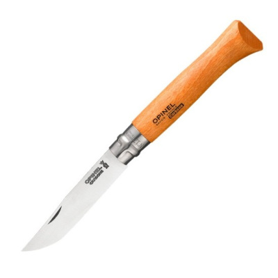 Нож Opinel №12, углеродистая сталь, бук, 113120