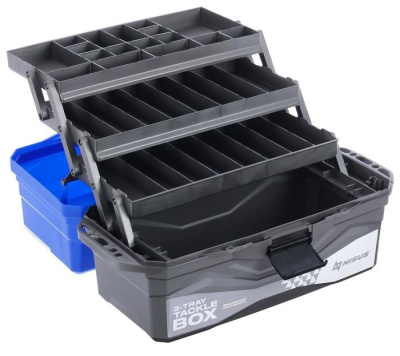 Ящик рыболовный "NISUS" Tackle Box трехполочный синий (N-TB-3-B)