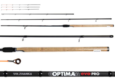Удилище "Volzhanka" Optima Evo Pro фидер 3.9м 120+г 041-0116