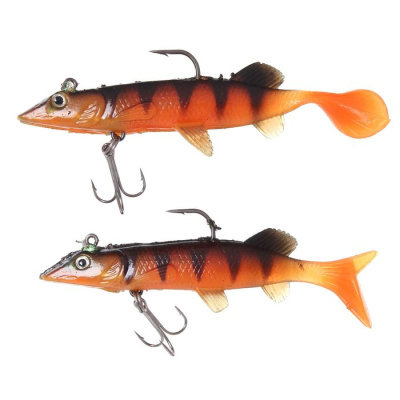 Виброхвост "SIWEIDA" Soft Lure 10см 3419011 щука col. 002 (2шт)