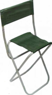 Стул "VOLNIX" О-образный бол. Эконом со спинкой 119-003 хаки