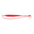 Виброхвост YAMAN PRO Plum Blossom, р.5 inch, цвет #27 - Red White (уп. 5 шт.)