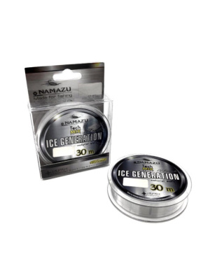 Леска Namazu "Ice Generation", L-30 м, d-0,30 мм,  test-7,01 кг, прозрачная