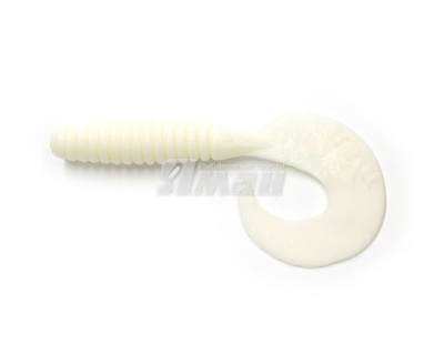 Твистер YAMAN PRO Spiral, р.4 inch, цвет #01 - White (уп.5 шт)