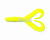 Твистер YAMAN PRO Loop-Two, р.4 inch, цвет  #02 - Chartreuse (уп.5 шт)