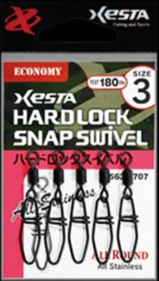 Карабин с вертлюгом XESTA HARD LOCK SWIVEL ECONOMY #0															