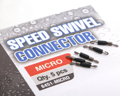 Вертлюг "FLAGMAN" быстросъемный Speed Swivel Connector Micro 5шт 6451-MICRO