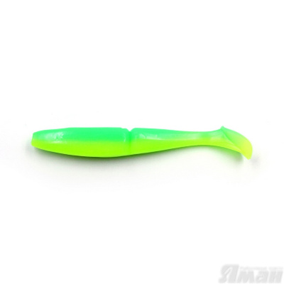 Виброхвост YAMAN Mamura, р.5 inch, цвет #30 - Lime Chartreuse (уп. 4 шт.)