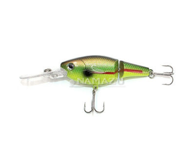 Воблер Namazu Jointed Zun Shad, L-105 мм, 12,3г, кренк, составной, плавающий (0,5-2,5м), цвет 7