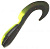Твистер YAMAN Mermaid Tail, р.3 inch цвет #32 - Black Red Flake/Chartreuse (уп. 10 шт.)