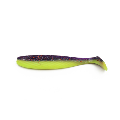 Виброхвост YAMAN PRO Sharky Shad, р.5,5 inch, цвет #26 - Violet Chartreuse (уп 5 шт.)