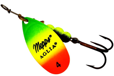 Блесна "MEPPS" Aglia Fluo №4 Tiger 9 гр.