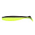 Виброхвост YAMAN PRO Sharky Shad, р.5,5 inch, цвет #32 - Black Red Flake/Chartreuse  (уп 5 шт.)