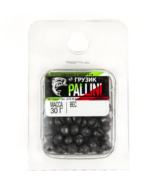 Набор грузил-дробинок однокалиберных "PALLINI" 0.5 гр. (30 гр.)