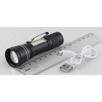 Фонарь ручной средний BL520T6 (ФС-002) аккум.USB